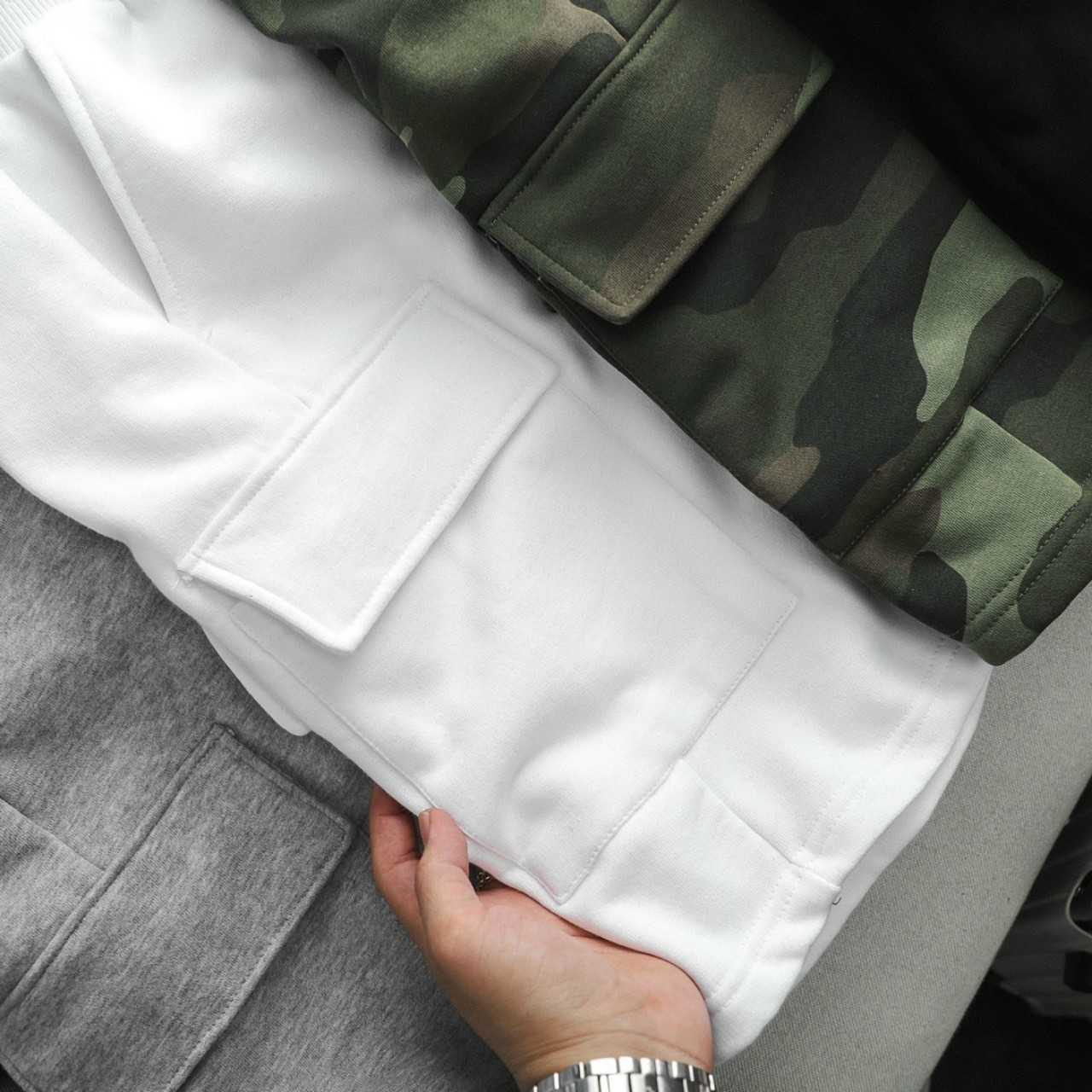 QUẦN SHORT ZARA BASIC WITH CARGO