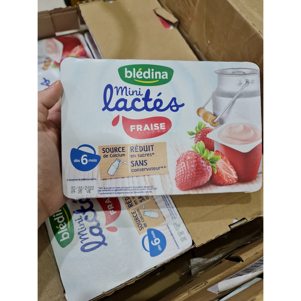 [DATE 6-7/2023] Sữa chua nguội Bledina mini lactes cho bé từ 6m+ [NHADAU]