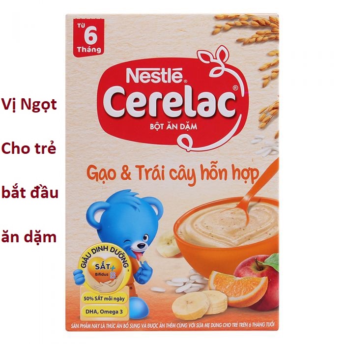 Bột ăn dặm Nestle CERELAC ( MẪU MỚI ) 200g Đủ Vị [HSD 2024]