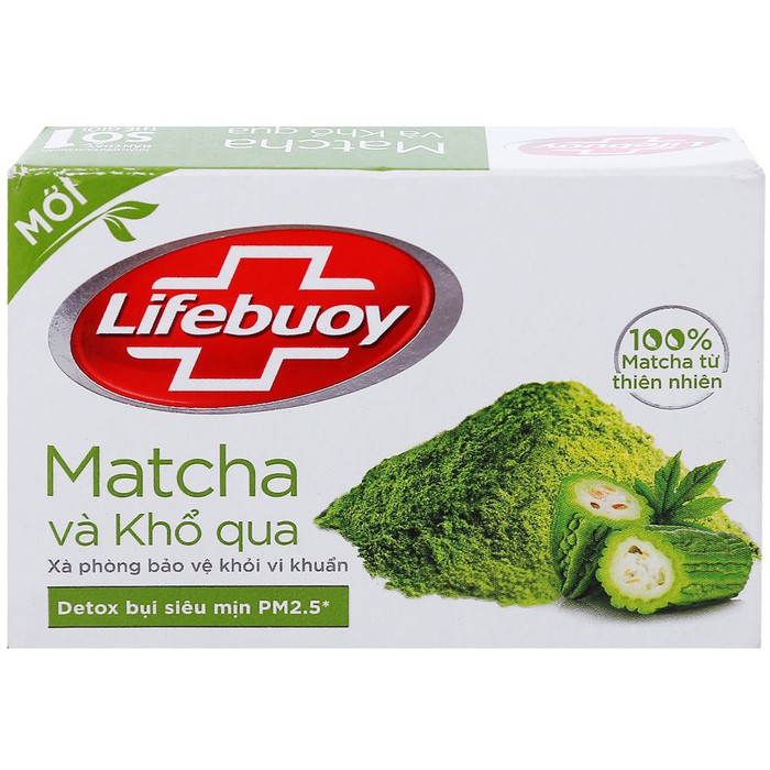 Xà bông cục Lifebuoy matcha và khổ qua 90g
