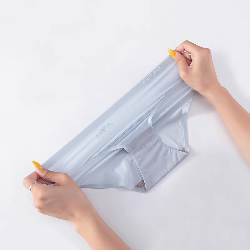 Quần lót nữ băng lụa tàng hình mát lạnh kháng khuẩn siêu mỏng comfotable mã a89