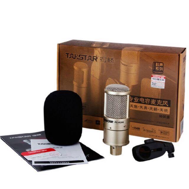 mic thu âm live stream takstar PC-K200 BH 12 THÁNG