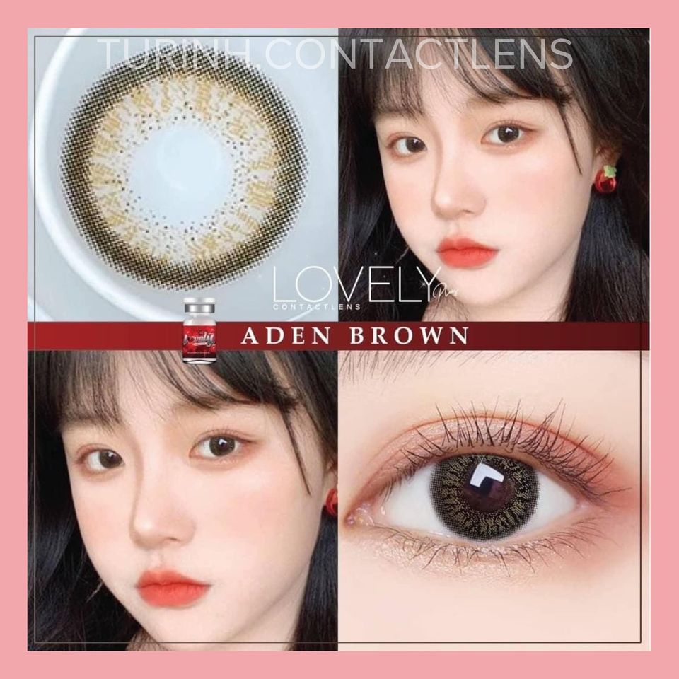 Kính áp tròng [ lens mắt ] BROWN 14.5mm [ Tú Mây Contact Lens Bình Dương ]