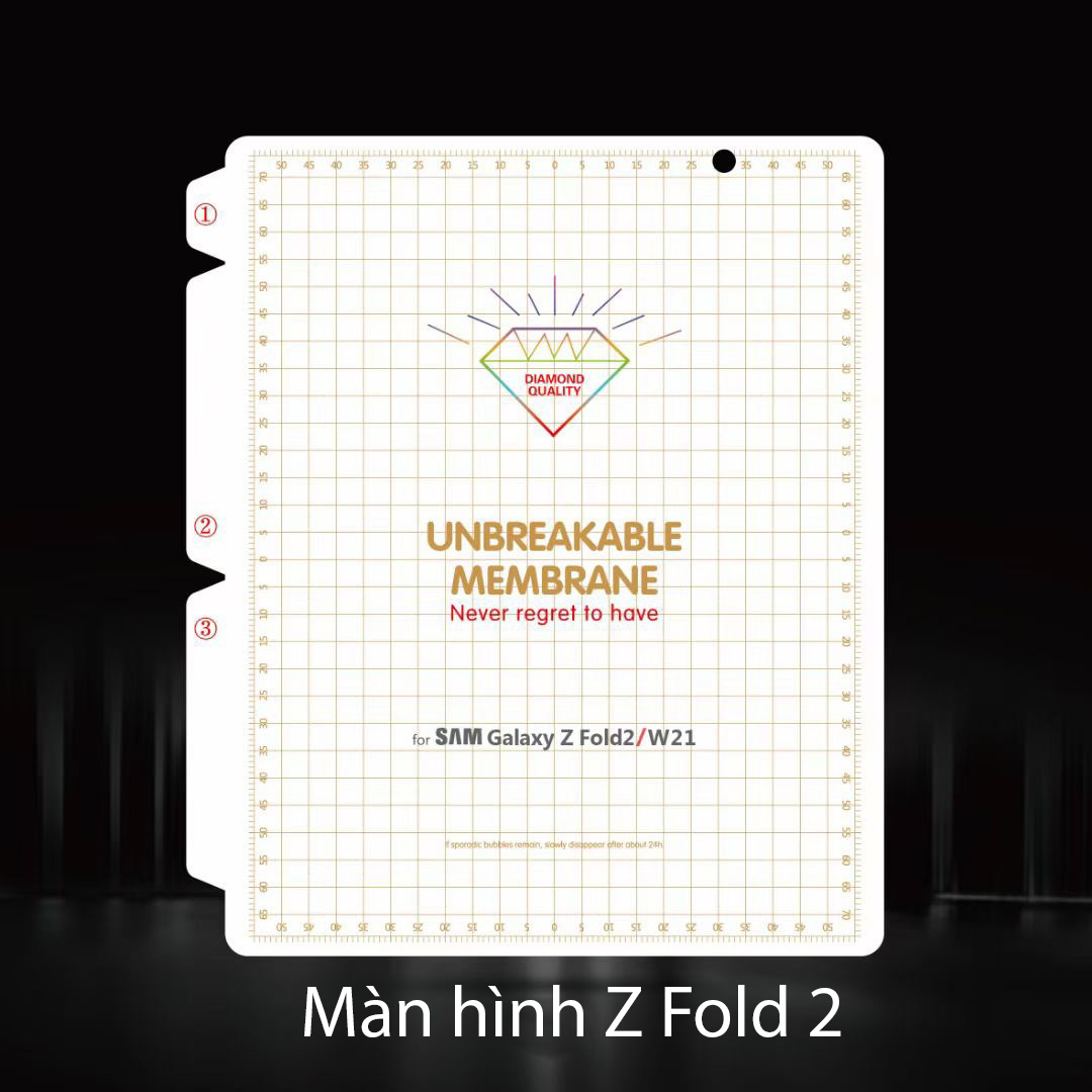 Miếng dán PPF Samsung Z Fold 2 / Z Fold 3 / Z Fold 4 dán trong suốt