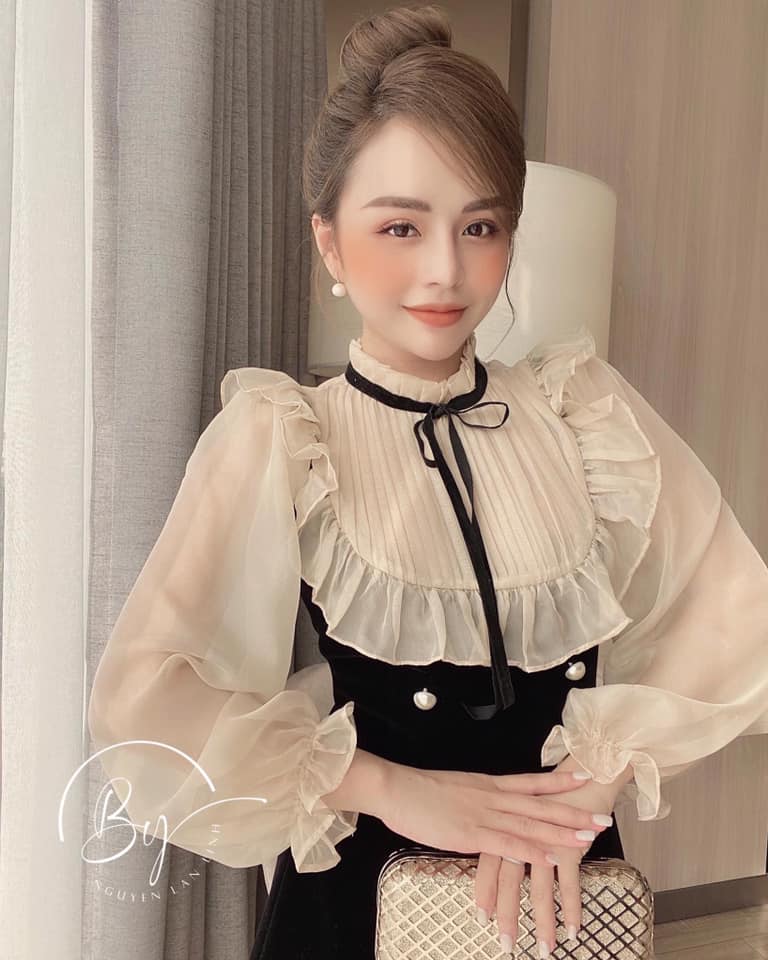 Váy Công Sở Bèo Cổ