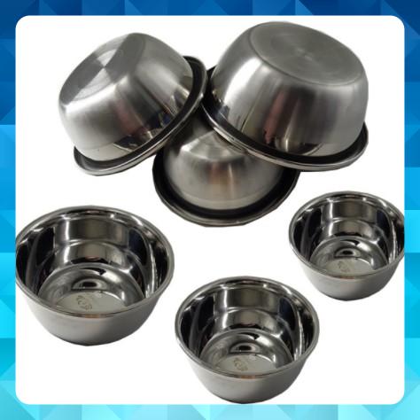 Thau Chậu Inox 304 Sâu Lòng Đủ Size Làm Bánh, Đồ Dùng Nhà Bếp - Hàng Cao Cấp Dày Dặn, Đẹp