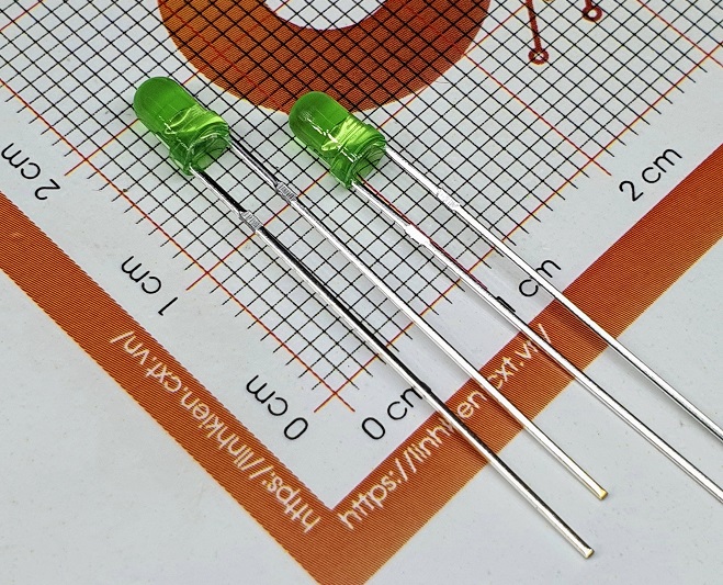 Led 3mm xanh vàng