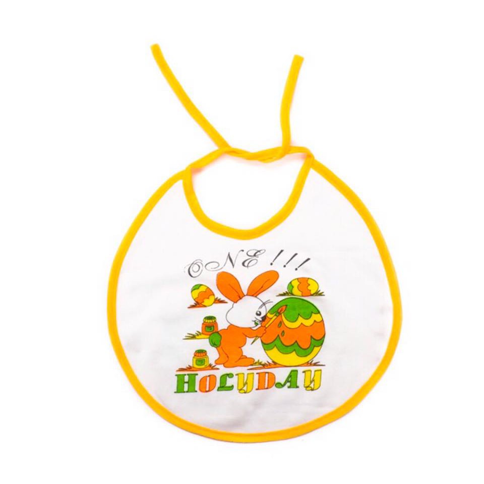 Combo 2 Yếm Cotton Cột Dây Cho Bé Yêu
