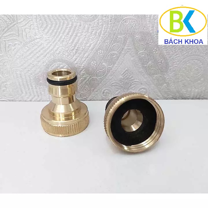 KHỚP NỐI ĐỒNG ĐẦU VÀO CHO MÁY XỊT RỬA CAO ÁP - ren trong 25mm - thay thế khớp nhựa - PHỤ KIỆN MÁY RỬA XE
