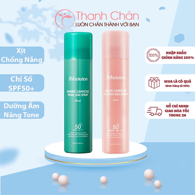 [HCM]Xịt chống nắng jm solution sun spray