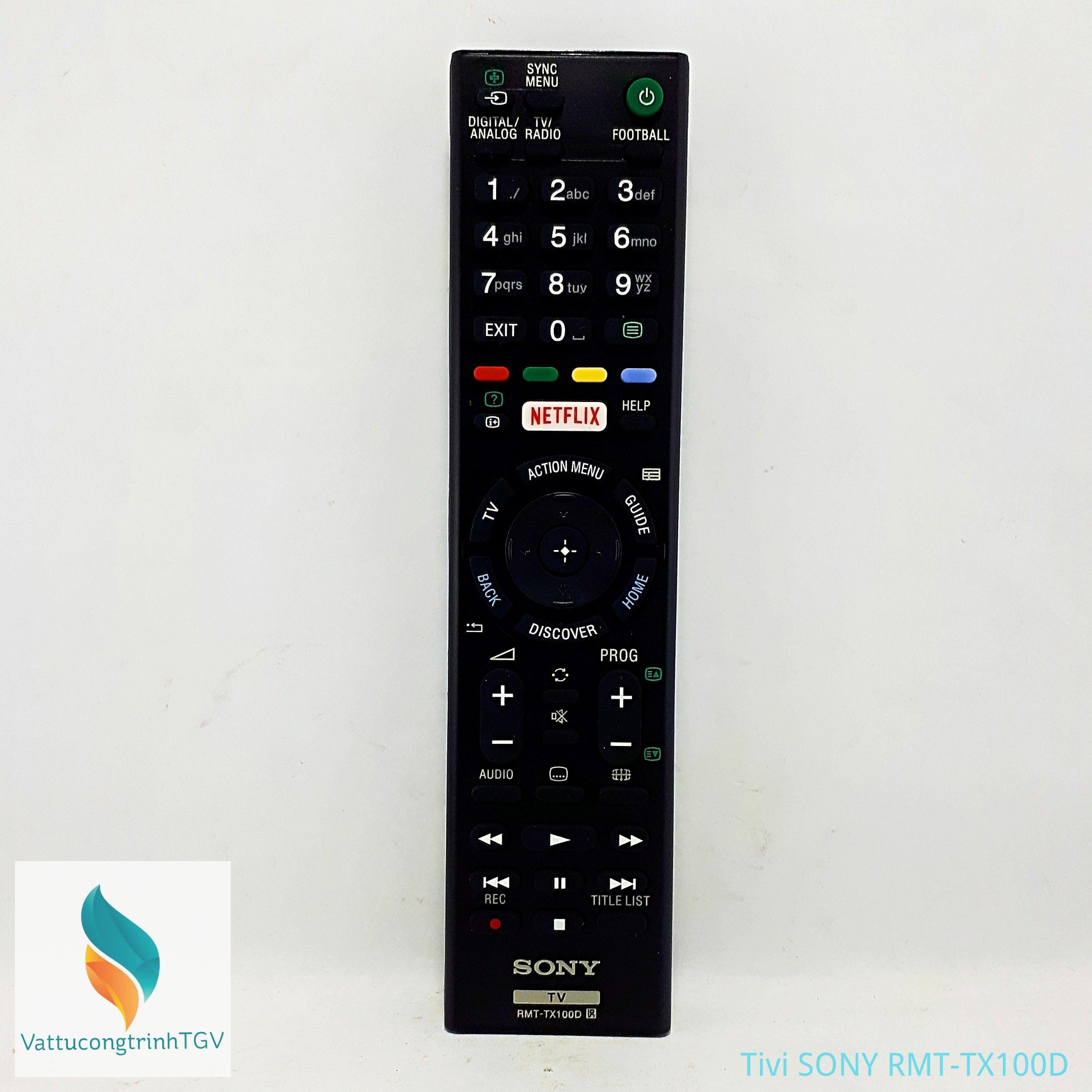 Điều khiển cho tivi sony model rmt-tx100d
