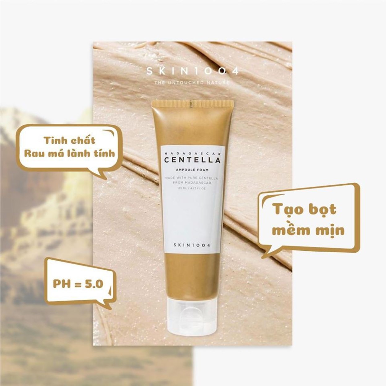 Sữa Rửa Mặt Skin1004 Madagascar Centella 125ml