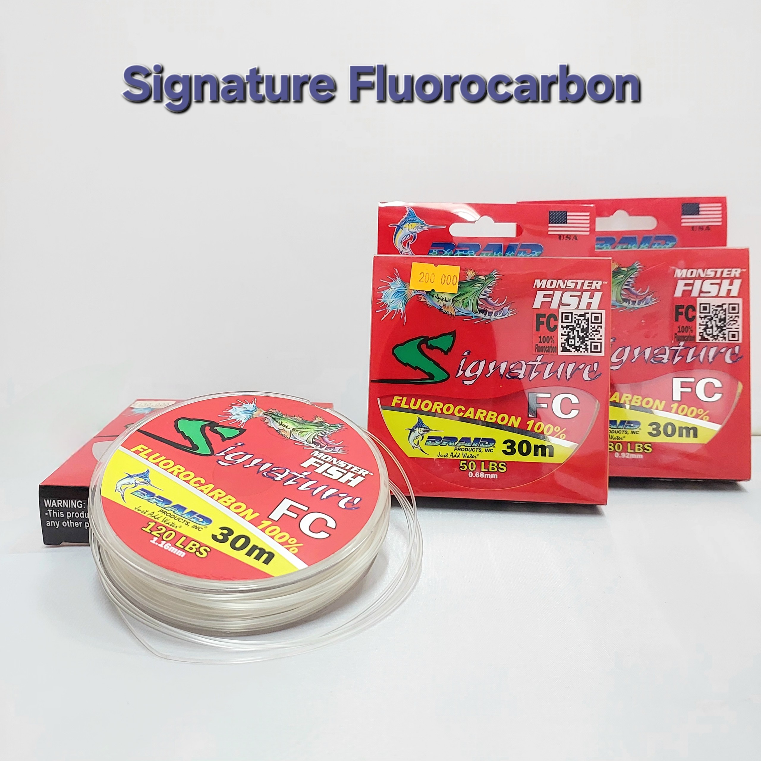 DÂY LÀM LEADER CÂU CÁ FLUOROCARBON BRAID SIGNATURE