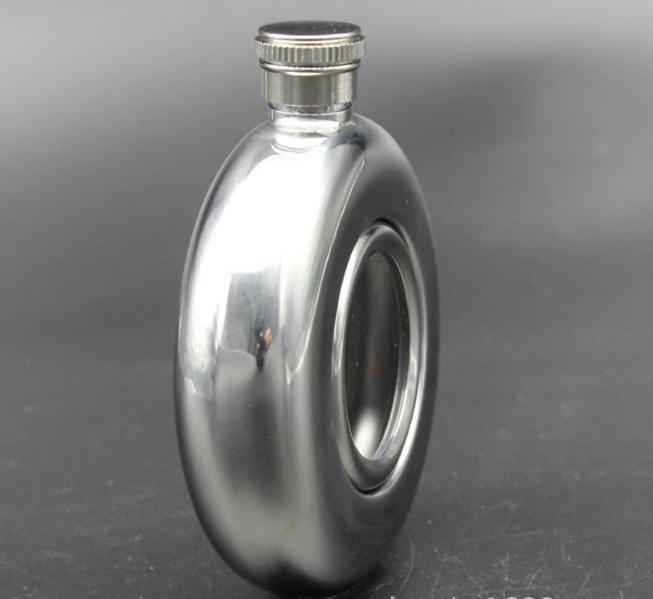 Bình đựng Rượu Hip Flask Inox hình tròn 140ml