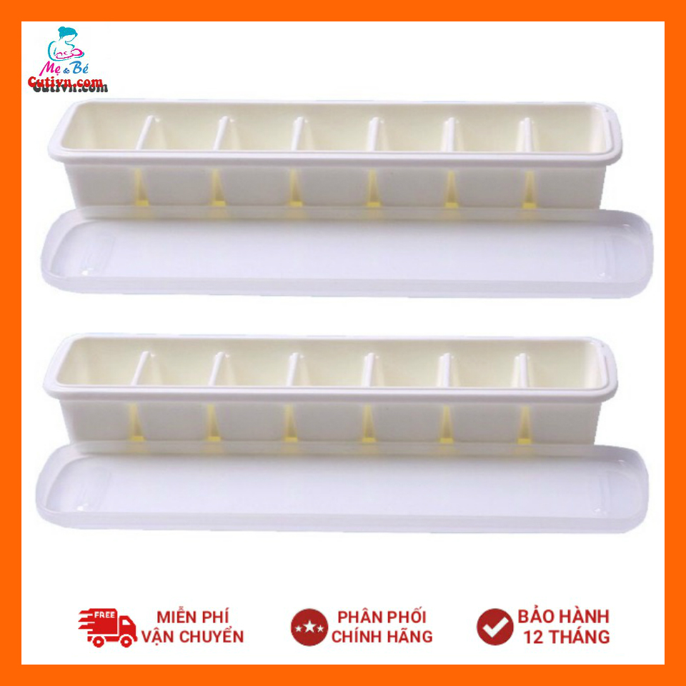 Khay trữ đồ ăn dặm cho bé có nắp đậy
