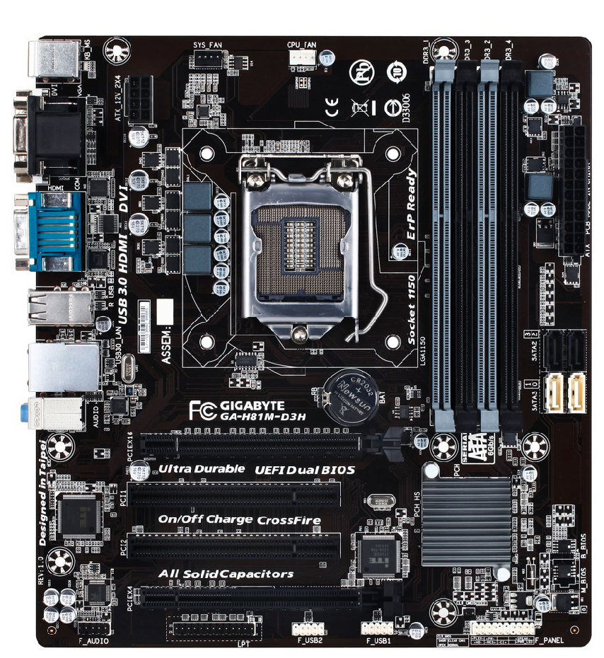 MAIN Gigabyte H61, H81, H110