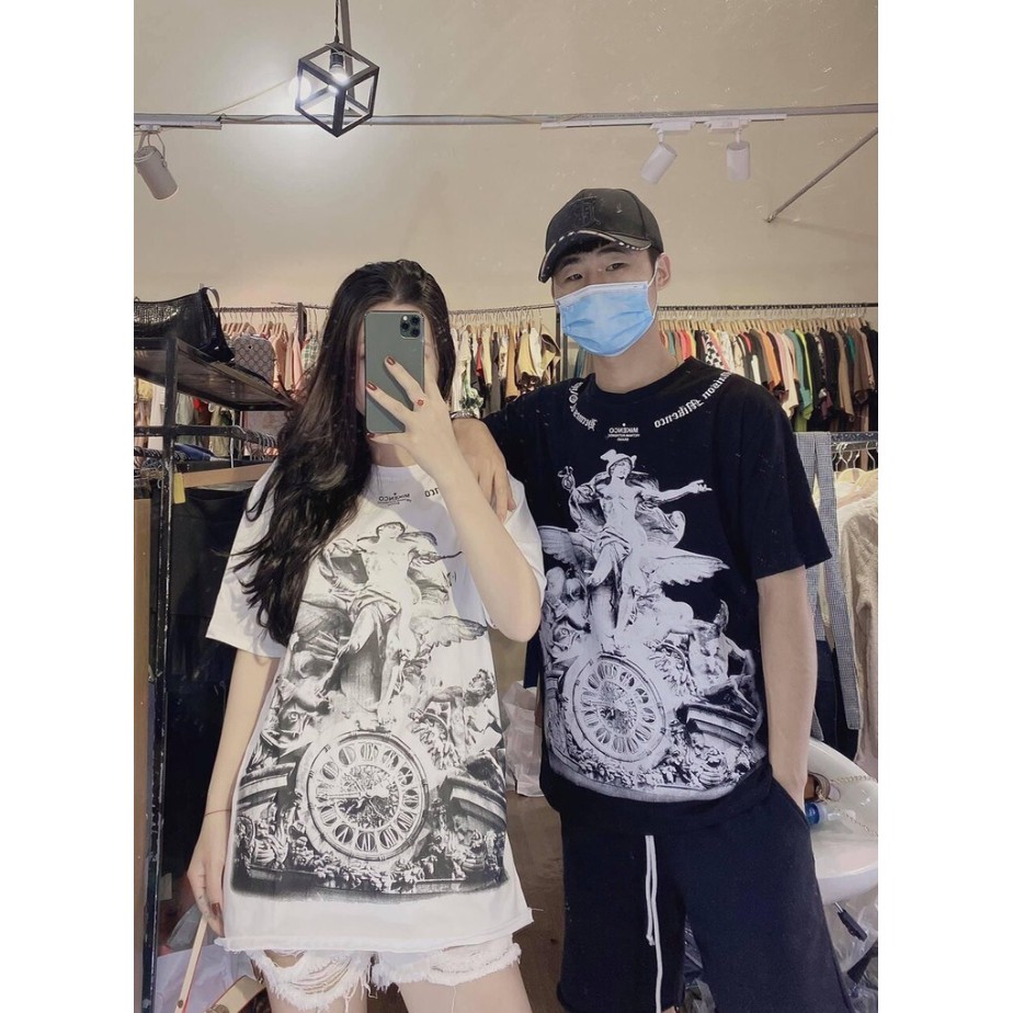 Áo Miken chữ vòng cổ