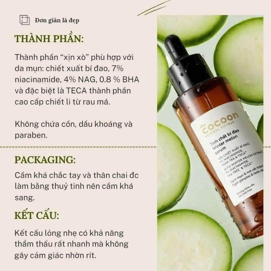 Tinh Chất Bí Đao Cocoon 70ml | Guardian Việt Nam