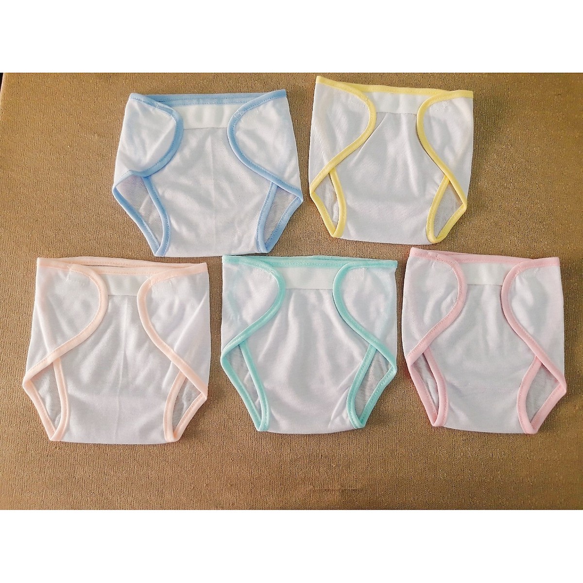 [HCM]Combo 5 Tã vải dán cotton size 1-2-3