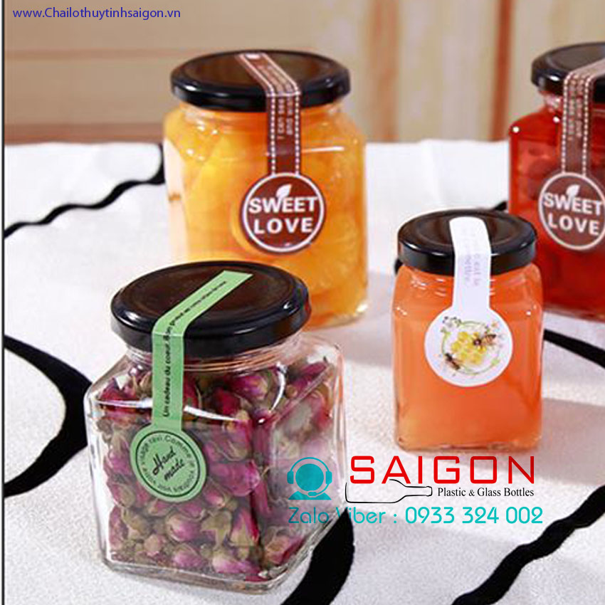 Hũ Vuông Thủy Tinh 500ml | 750ml