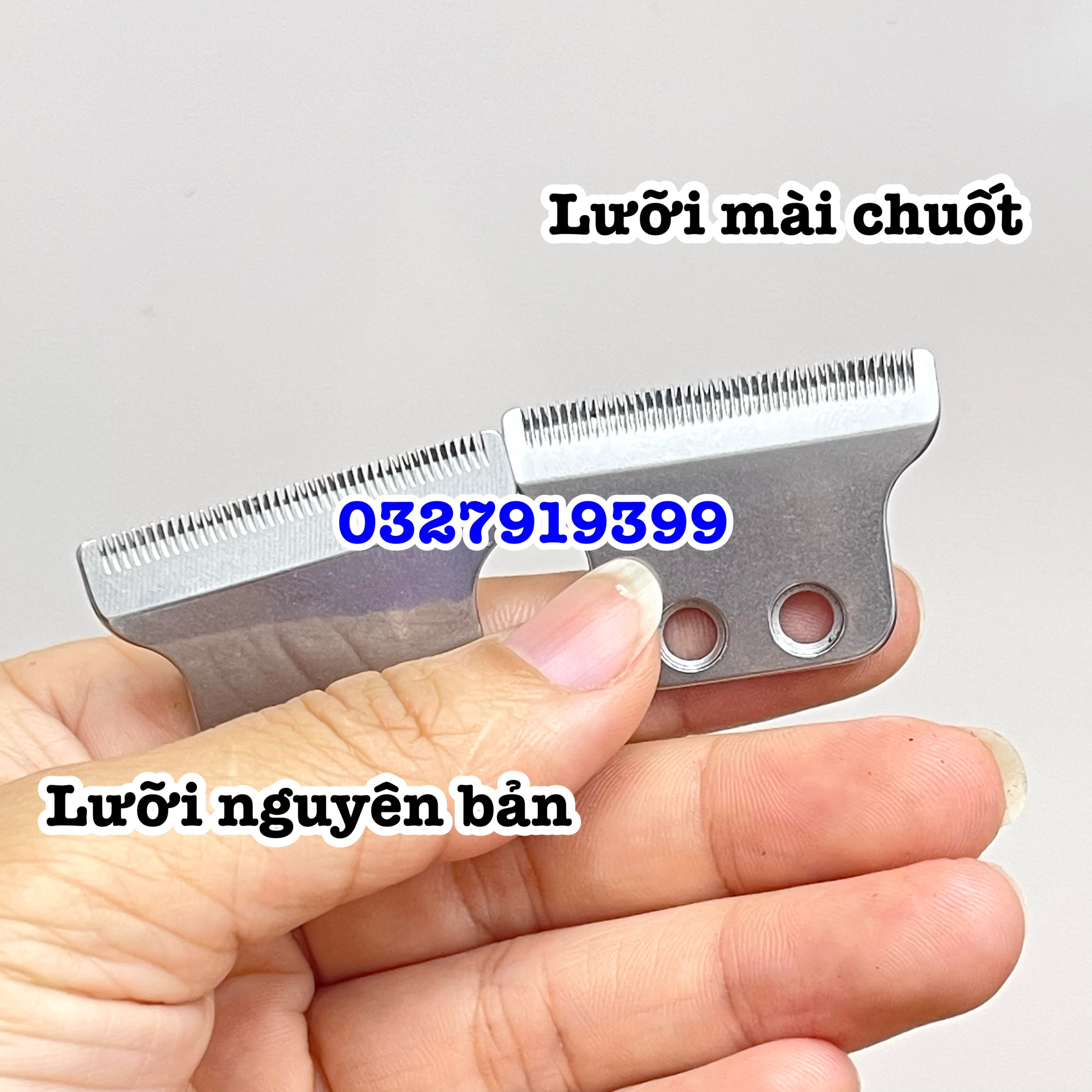 Lưỡi tông đơ viền Barber 9220 Pheaton no1 thép không gỉ sắc bén thay thế lưỡi cũ hiệu quả