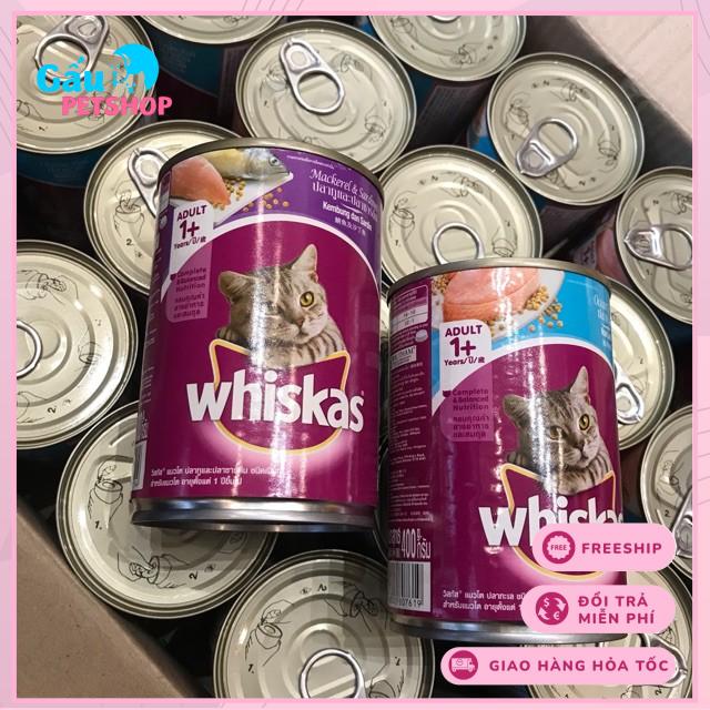 Pate WHISKAS lon cho mèo (400gr)