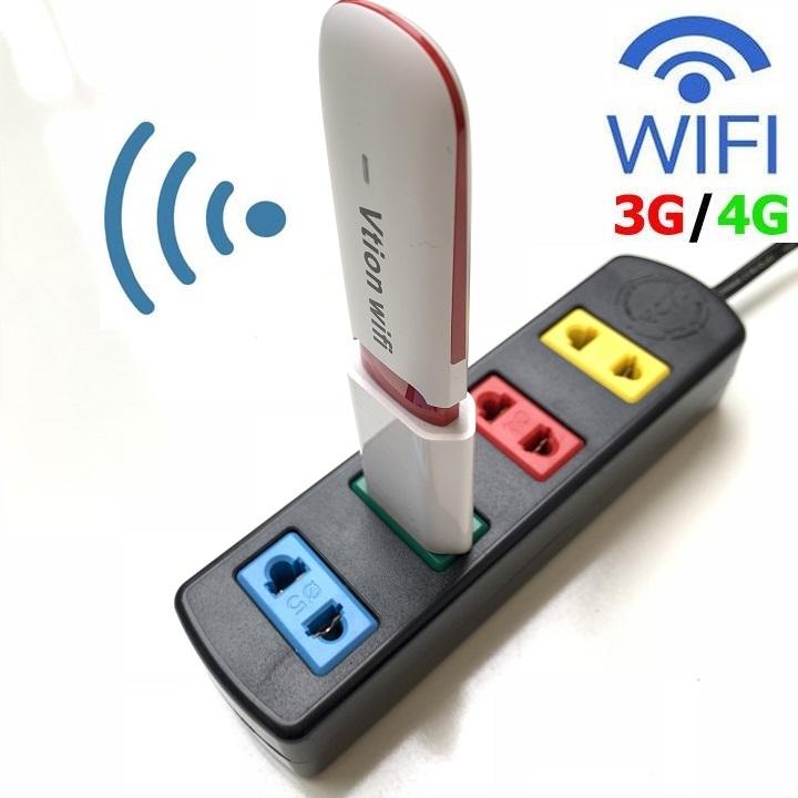 Thiết bị phát WiFi từ Sim 3G 4G USB 3G 4G Vtion HIFI5S kết nối internet