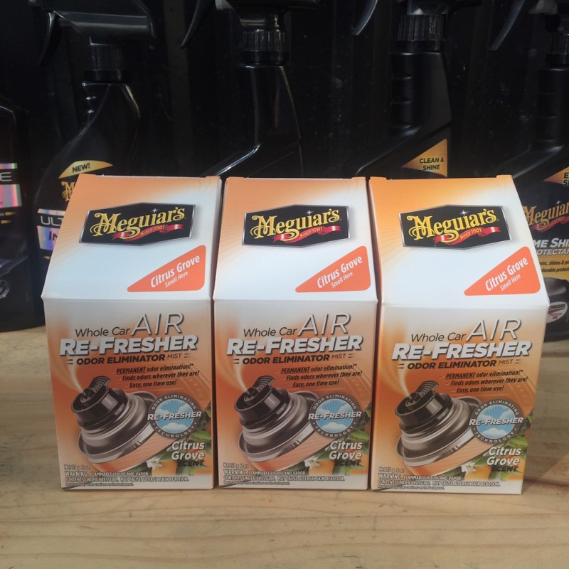COMBO 3 LỌ KHỬ MÙI ĐIỀU HOÀ HƯƠNG CAM - MEGUIARS