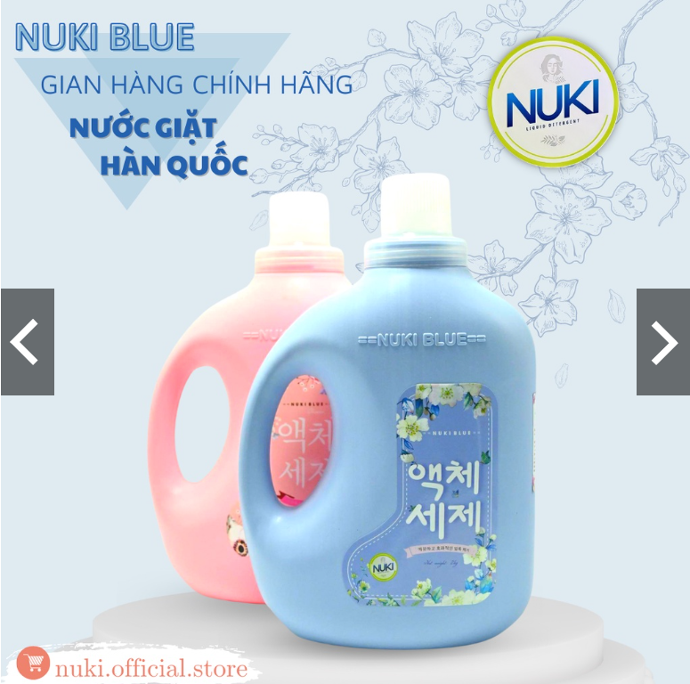 Nước giặt Nuki Blue Hàn Quốc