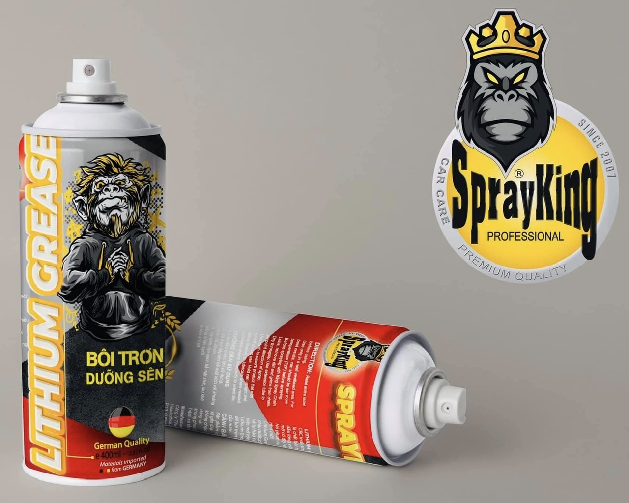 [HCM]Dưỡng Sên Mỡ Bò Sprayking Lithium Grease