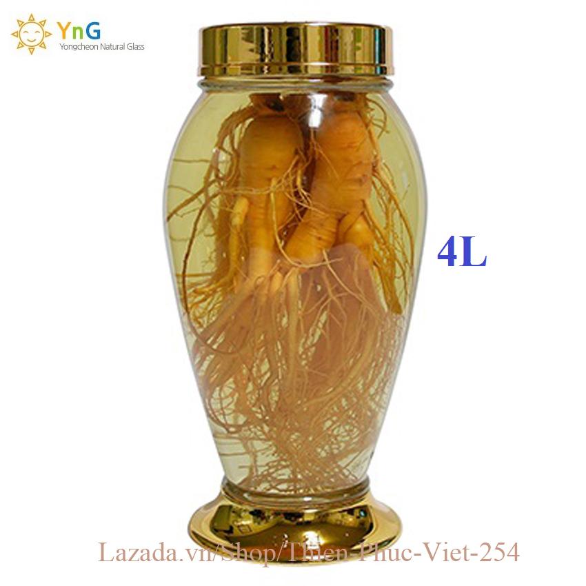 Bính Thủy Tinh Cao Cấp Made in Korea 4 Lít