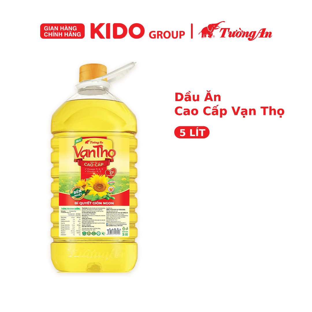 Dầu Ăn Cao Cấp Vạn Thọ 5L