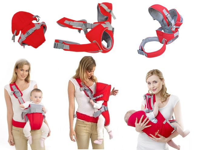 ĐỊU EM BÉ BABY CARRIER 6 TƯ THẾ