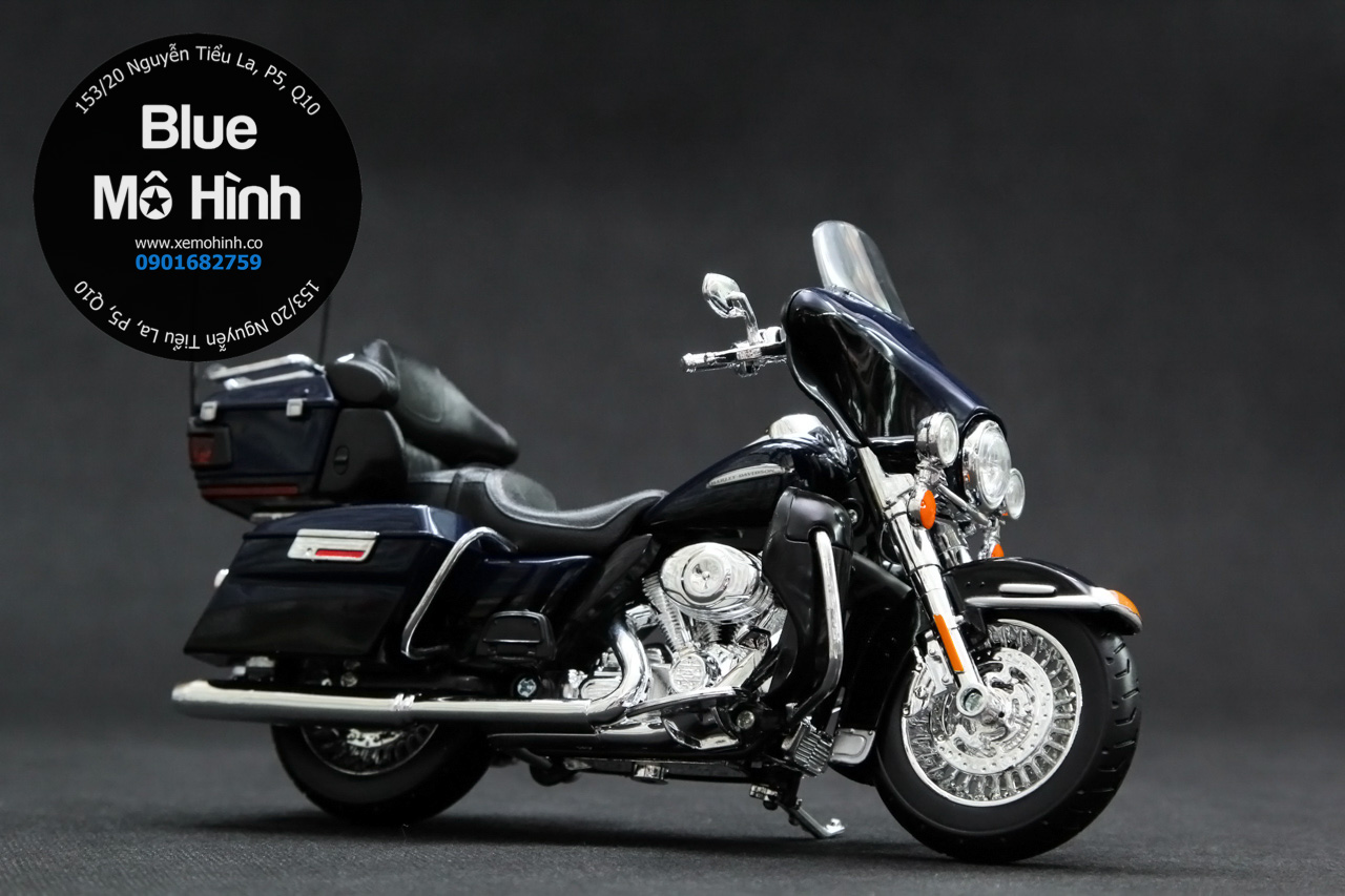 Blue mô hình | Mô hình xe mô tô Harley Davidson Electra Glide UL 1:12