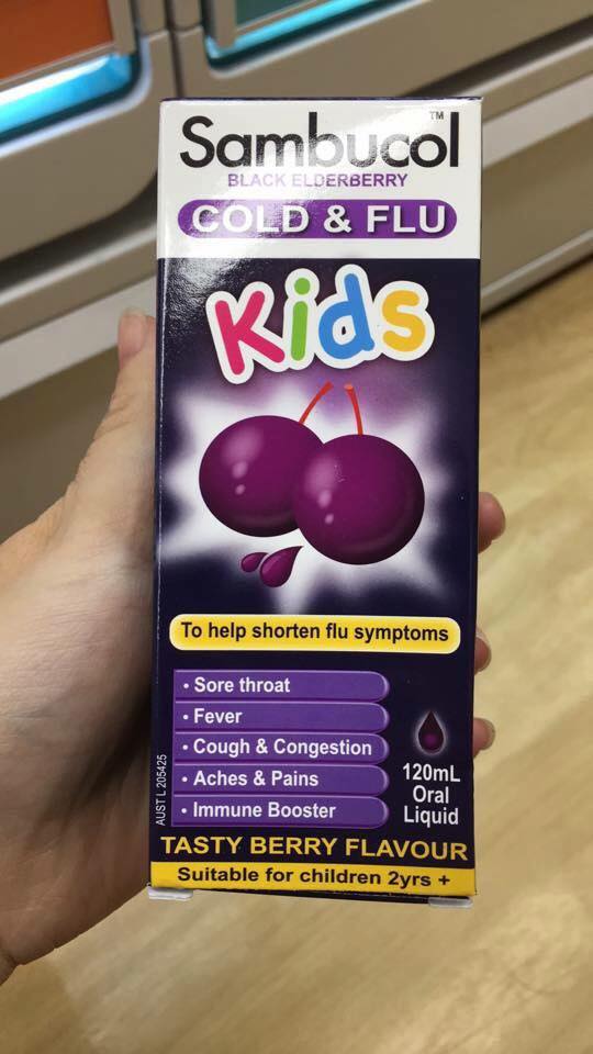 Si-rô Sambucol Cold & Flu for Kids