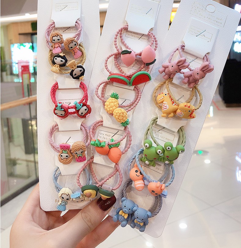 [HCM]Set 10 Dây Cột Tóc Cho Bé Dễ Thương ( giao ngẫu nhiên)CTTE-06.