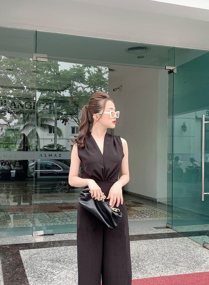 jumpsuit sát nách cổ V-HC