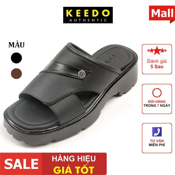 Dép nam trung niên đế cao KEEDO KDN10