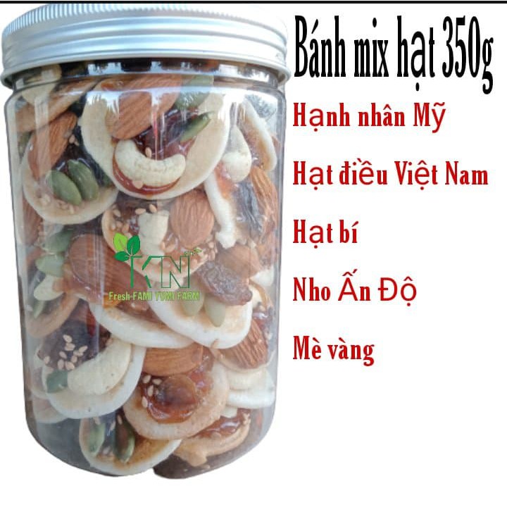 BÁNH ĐỒNG TIỀN MIX HẠT 300g
