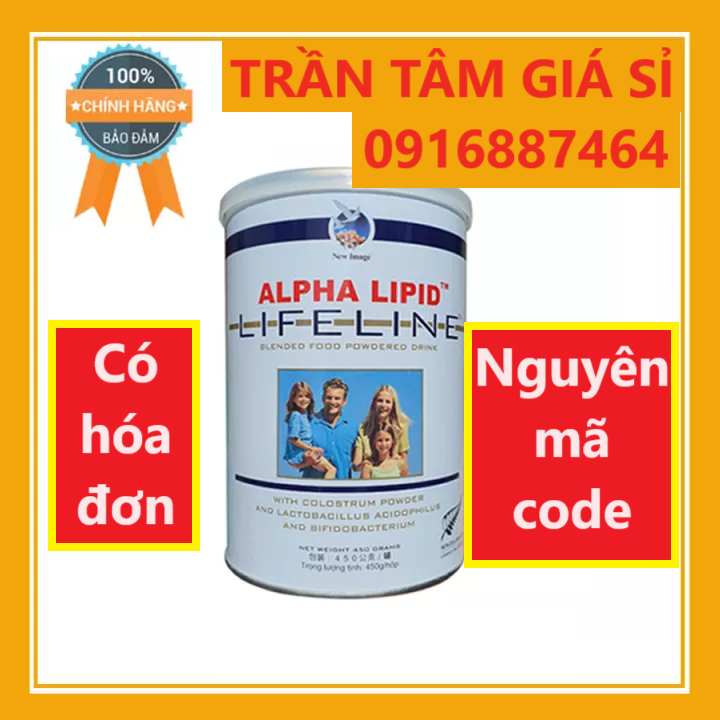 Sữa non alpha lipid 450g của New Zealand - Nguyên mã code
