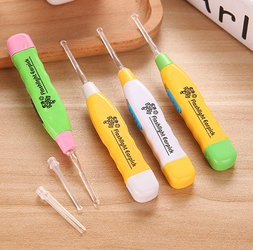 Lấy Ráy Tai Có Đèn 3 Đầu Gắp