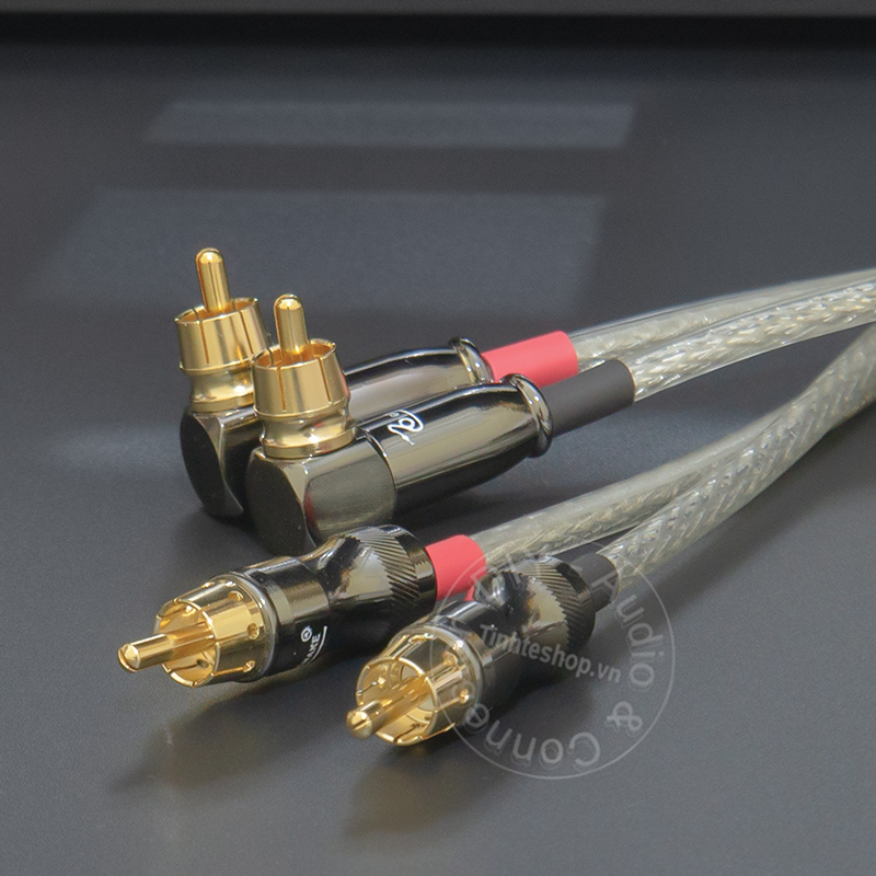 Dây hoa sen đầu thẳng đầu vuông góc 1 cặp DIY 0.3 đến 10 mét - Cáp 2 đầu AV