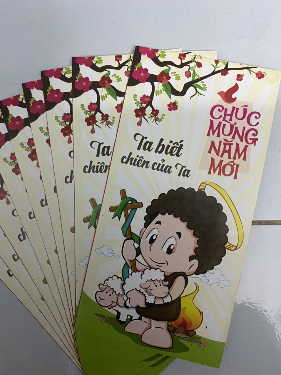 700. 1 xấp ( 10 bao lì xì) bao lì xì công giáo 2023