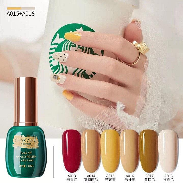 [HCM]Sơn gel Charzieg bảng màu 13-18 15ml