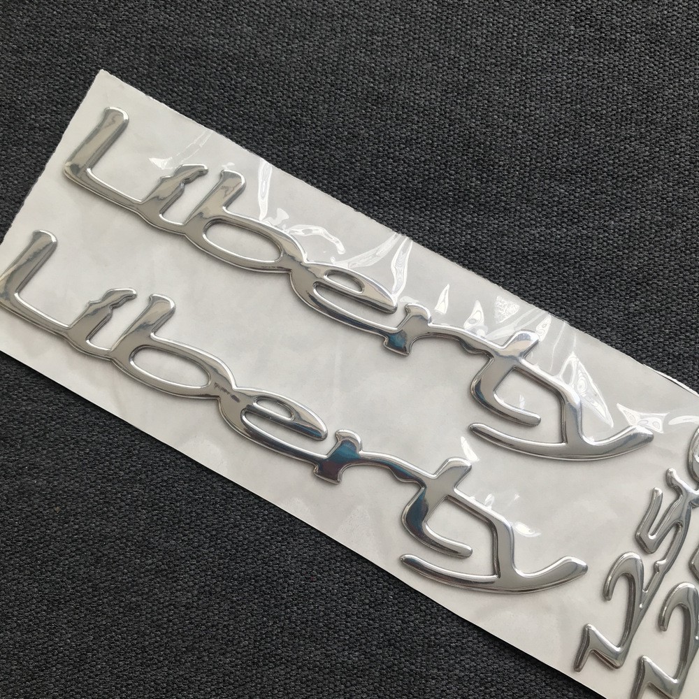 Bộ tem chữ logo nổi cho liberty 125ie