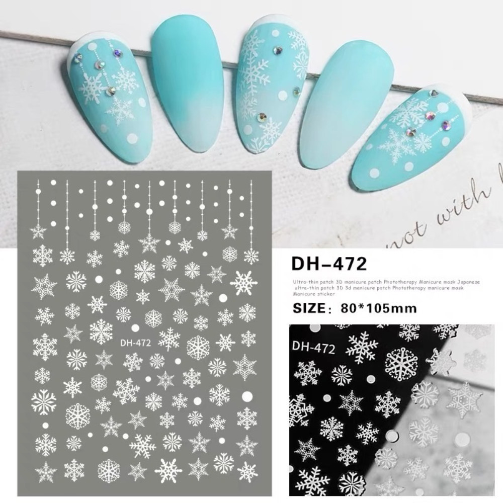 Sticker nail noel giáng sinh NGHI THẢO trang trí móng