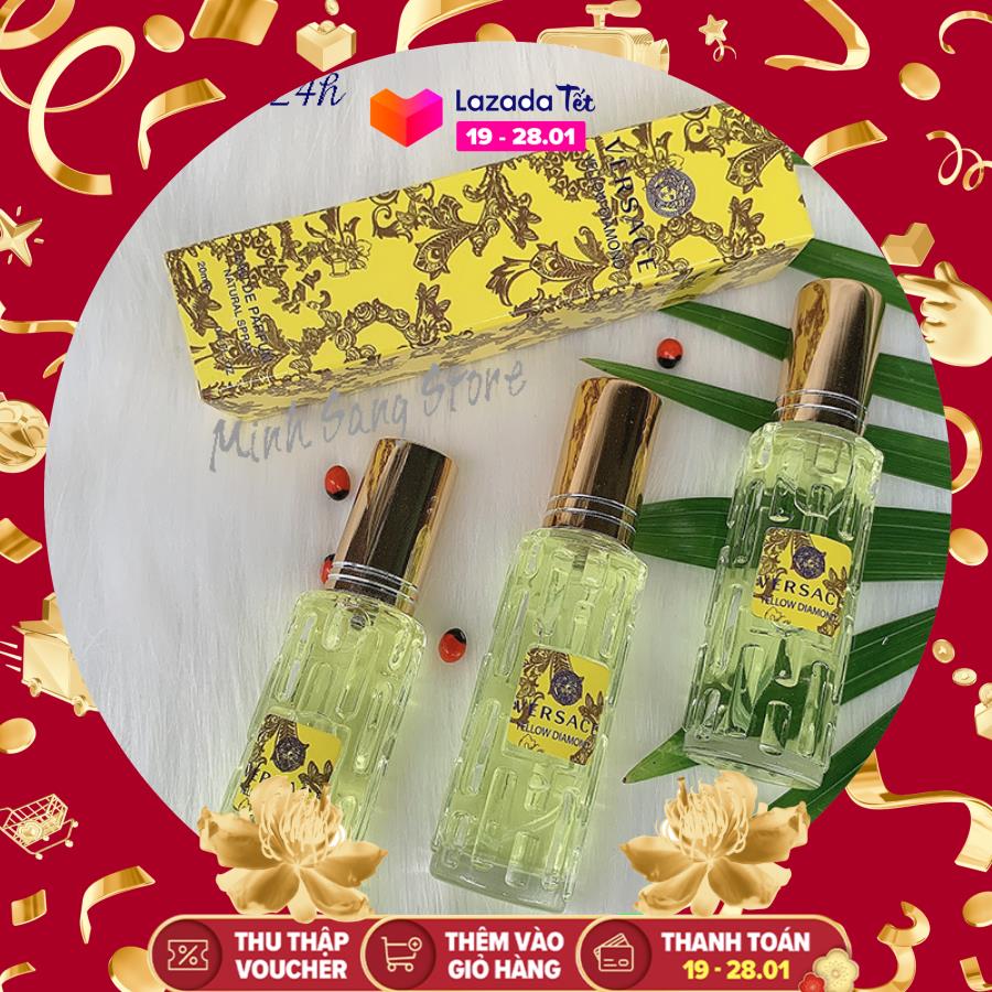 [HCM]COMBO 3 NƯỚC HOA NỮ VESACE MINI 20ML LƯU 6-12H