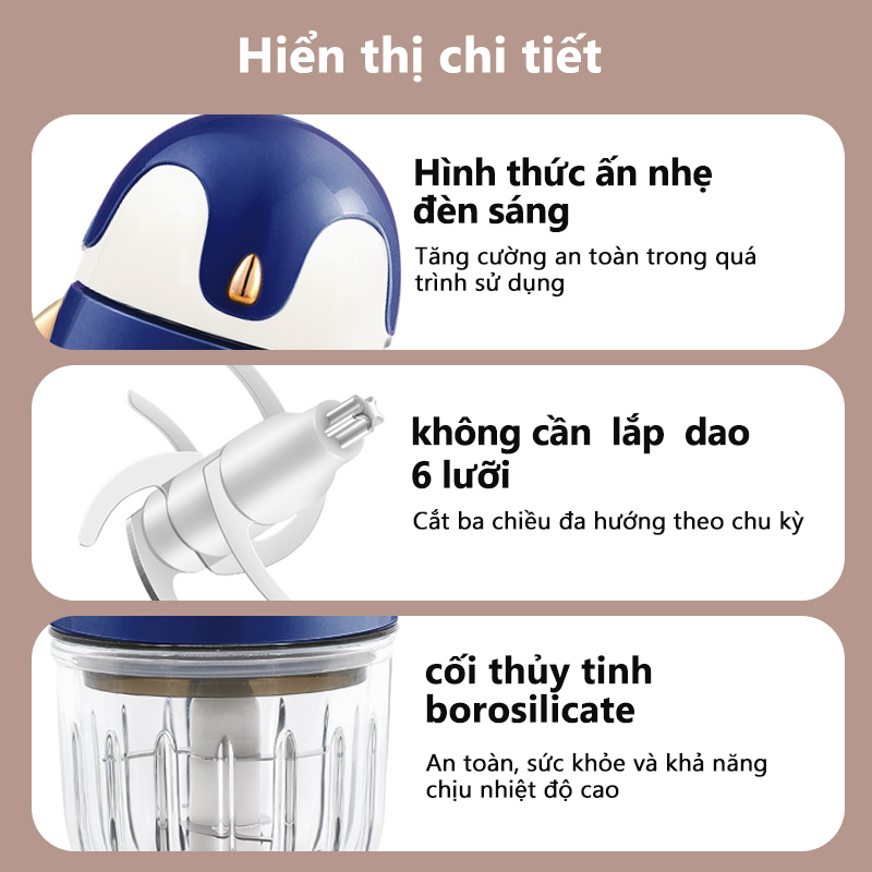 Máy xay thực phẩm Einmilk sạc điện bằng
