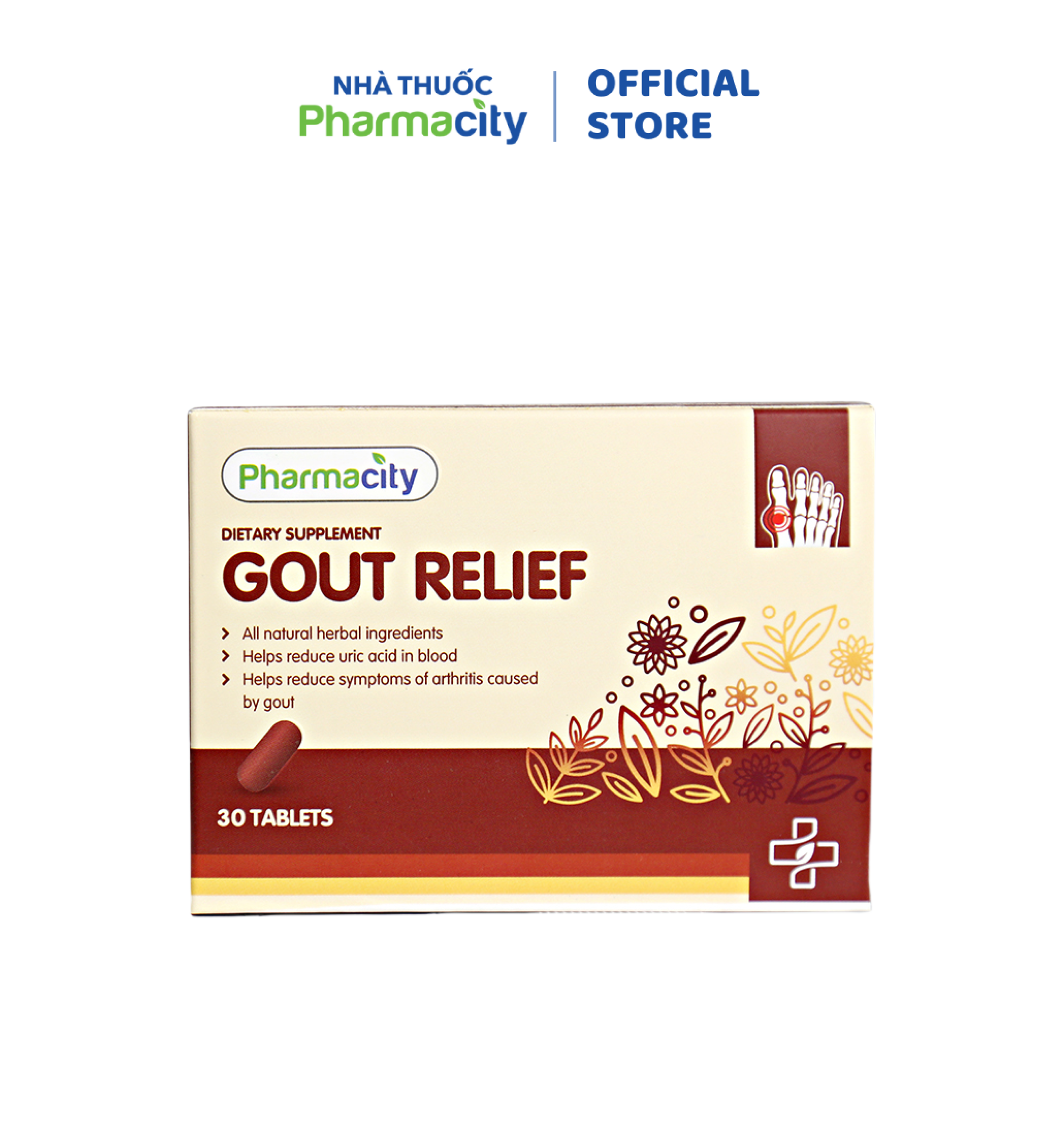 Thực phẩm bảo vệ sức khỏe Gout Relief