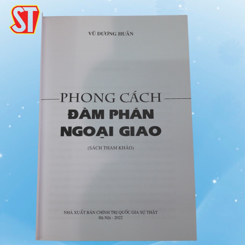 [Sách]Phong Cách Đàm Phán Ngoại Giao